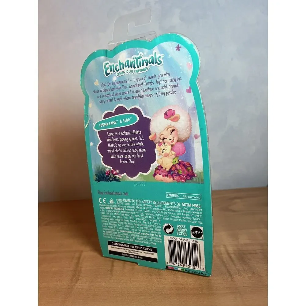 Mattel Enchantimals Lorna Lamb Doll & Pet Set NEW